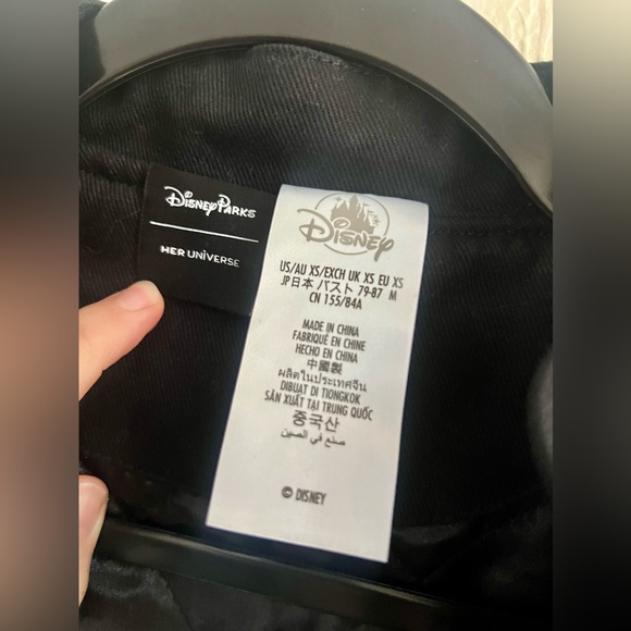 Her Universe Walt Disney World Bomber Pink & Black Racing Jacket XS - Picture 4 of 13